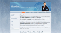 Desktop Screenshot of microalbert.com